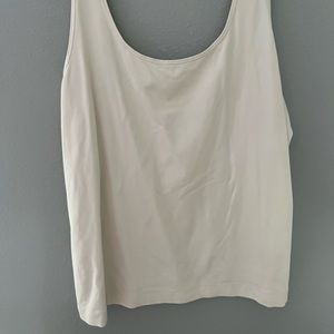 Chicos off white adjustable tank top, size 2
